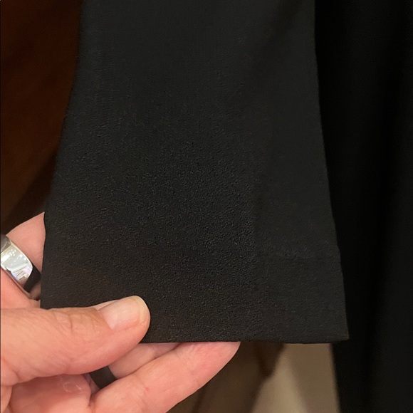 Cynthia Rowley Elegant Black Dress with White Embroidery - Picture 10 of 12